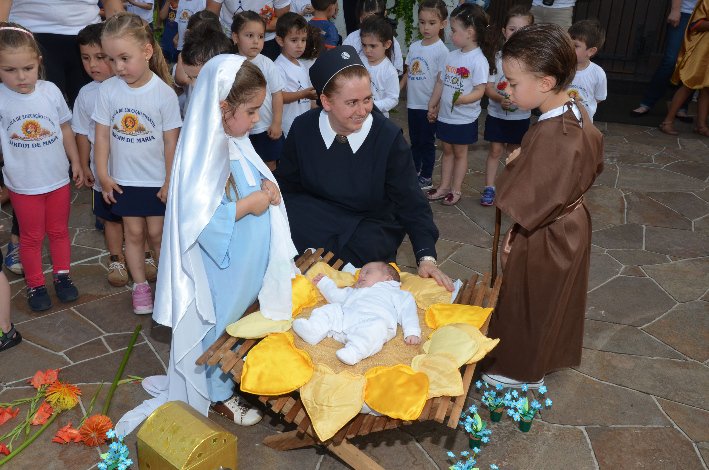Weihnachtsfeier im Kindergarten „Jardim de Maria” - Schönstätter